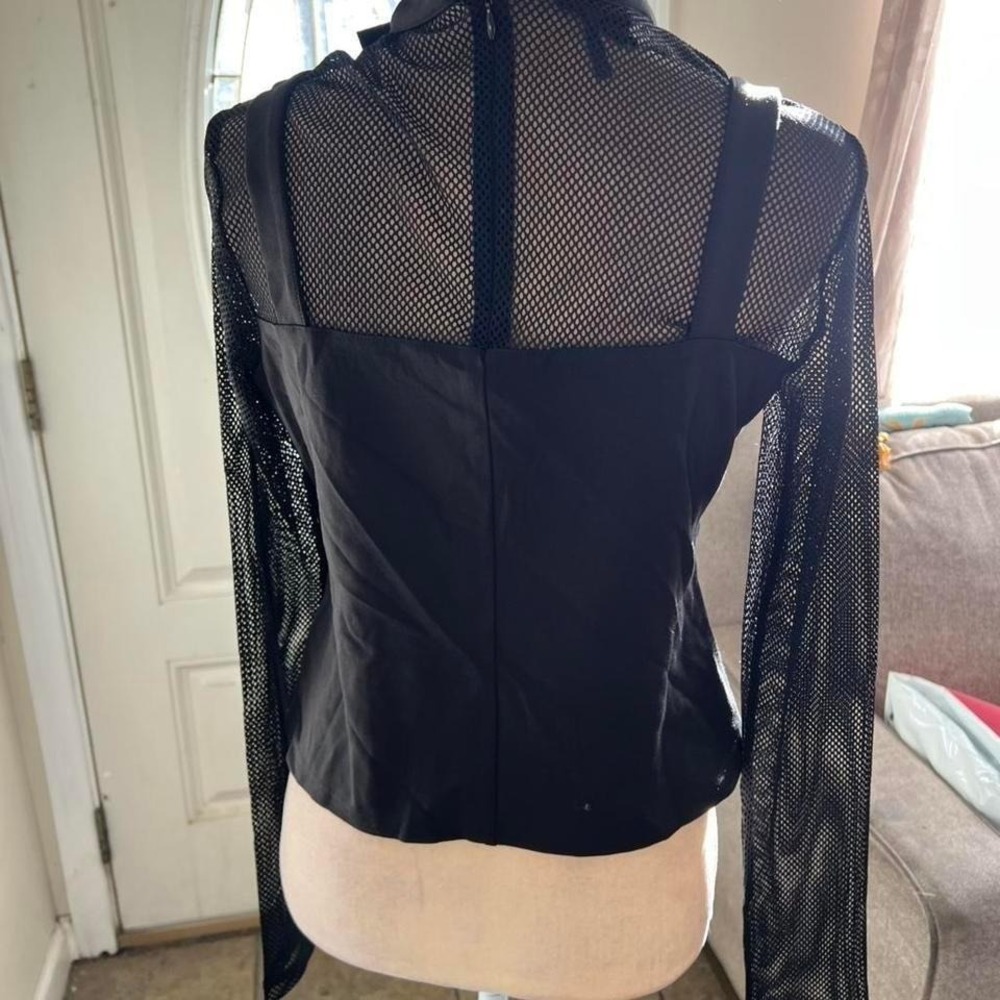 Killstar Techtrash mesh top goth punk rave size xs - Picture 4 of 5